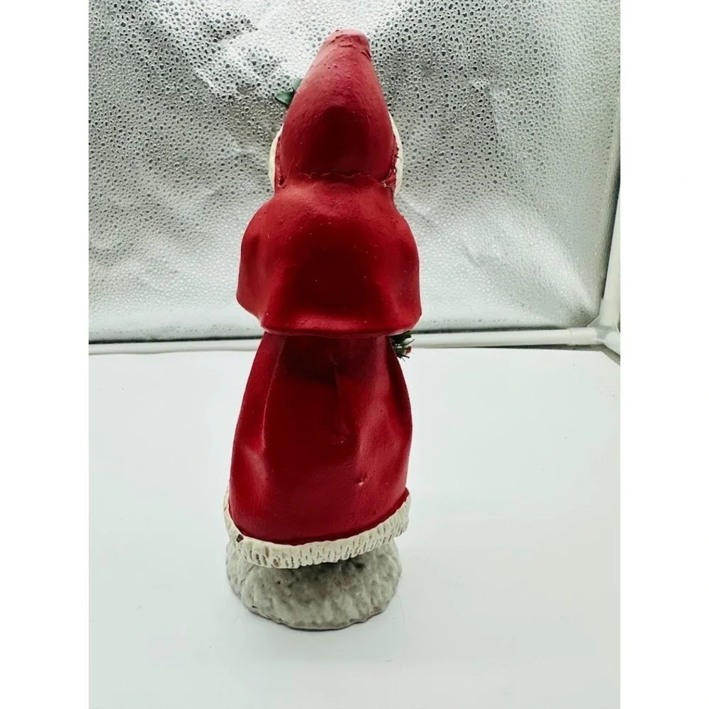 Vintage Santa Claus Resin Figurine Christmas Collectible Decor Rare‎